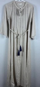 Guadalupe Gr. L Evelina Long Tunika Maxikleid Seitenschlitze Pin Biesen Knopfleiste Dr - Bild 1 von 16