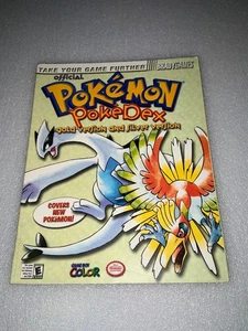 Pokemon Gold and Silver Official Pokedex by Brady games rare vgc GLOBAL SHIPPING - Picture 1 of 24