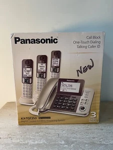 NEW Panasonic Phone KX-TGF353 Digital Corded Cordless Answering System Caller ID - Zdjęcie 1 z 5
