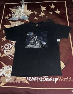 Vintage 1999 Harley Davidson Midnight Rider Wolf Tshirt