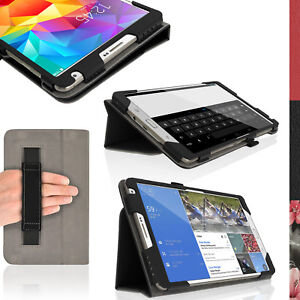 PU Leather Folio Case for Samsung Galaxy Tab S 8.4" SM-T700 SM-T705 Stand Cover