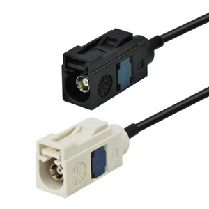 Fakra "A" Jack female to Fakra "B" Jack Female extension pigtail cable RG174 1M - Picture 1 of 4