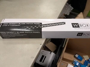 ADI Pro Blank Patch Panel 24 Port 19” 1U Rackmount - 0E-BP24HD - Picture 1 of 4