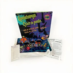 1996 YTV Gigantik Goosebumps Web of Mystery Game Complete - Picture 1 of 11