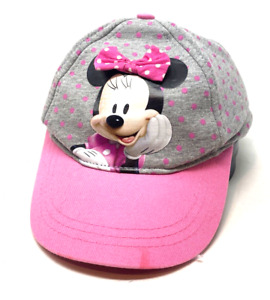 Walt Disney Minnie Mouse Pink Gray OSFM Youth Size Hat