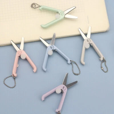 Mini Scissor Stainless Steel Cutter Portable Foldable Shears Stationery Supplies - Bild 1 von 4