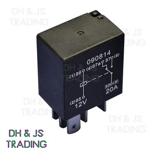 Micro Relay 5 PIN 12v 20a Changover Mini 40 amp CAR VAN BOAT MARINE MRY9 - Picture 1 of 2