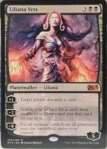 Liliana Vess 103/269 M15 2015 Core Set Black Planeswalker Mythic English MTG - Picture 1 of 6