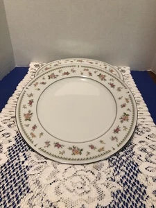 VINTAGE  ABINGDON FINE CHINA 4 DINNER PLATES 10 1/4" DIAMETER MADE IN JAPAN - Picture 1 of 6