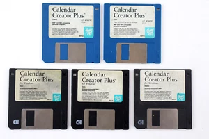 Calendar Creator Plus Version 5.0 MS-DOS & Windows 3.5" Floppy - Picture 1 of 7