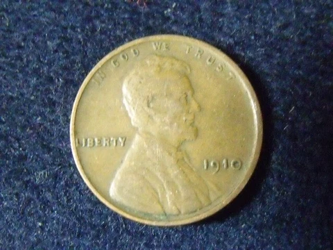 1910 P  LINCOLN HEAD WHEAT CENT SECOND YEAR COIN FREE SHIPPING AB31 Cover