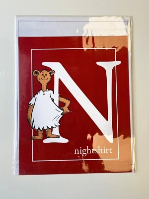 Dr. Seuss "N as Nightshirt" - Impresión artística Foto 1 de 2