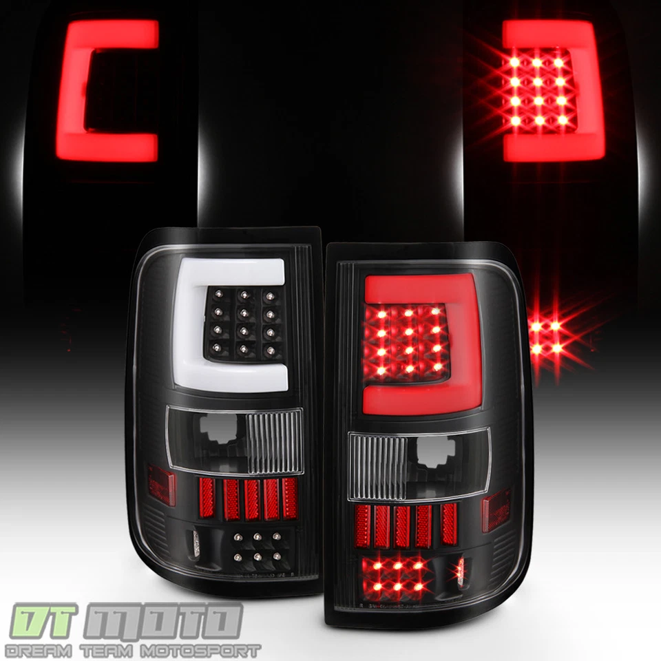Smoke 2004 2005 2006 2007 2008 Ford F150 Tail Lights Brake Lamps Pair Left Right