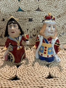 Queen of Hearts & King Dept 56 Alice in Wonderland Candle Snuffers Crown - Picture 1 of 16