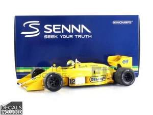 MINICHAMPS 1/18 - LOTUS HONDA 99T DIRTY VERSION - WINNER MONACO GP 1987 (A. SENN - Picture 1 of 11