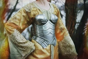 Medieval armor Lady Corset Chest & Back Handcrafted Breastplate - Picture 1 of 4