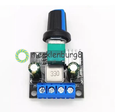 3.5A DC12V/24V PWM Motor Speed Controller LED Dimmer B10K Potentiometer Knob - Bild 1 von 4