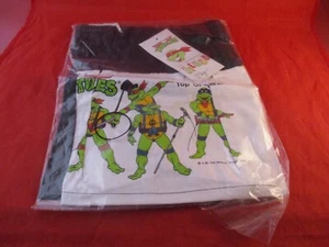 Teenage Mutant Ninja Turtles Black Swimsuit Retro 1990 Mirage TMNT New Sz 6 RARE - Picture 1 of 4