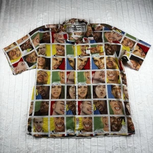 Camisa De Colección Ecko Unltd Compleja SS Hombres XL Botón Frontal Rap Hip Hop AOP Grillz Logo - Imagen 1 de 18