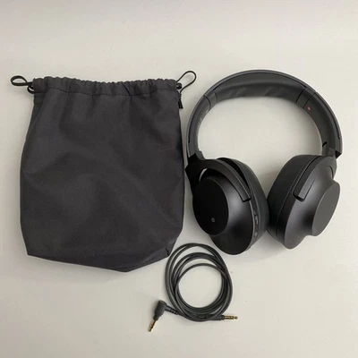 Auriculares inalámbricos con cancelación de ruido SONY grises WH-H900N Bluetooth/con cable sin cargador Foto 1 de 4