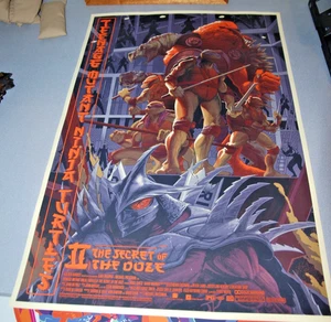 TMNT II: The Secret of the Ooze 2015 Rich Kelly Mondo Screen Print Poster movie - Picture 1 of 5