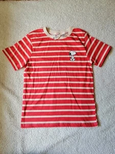 Boys H&M T Shirt Red And Cream For Age 4-6 Years Snoopy Peanuts - Picture 1 of 3