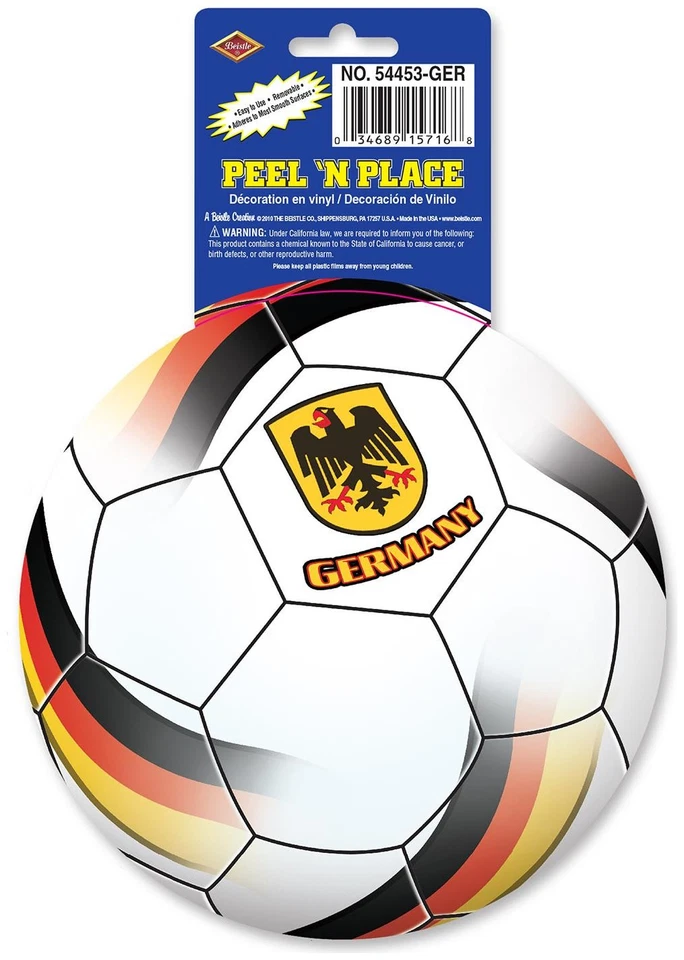 Peel 'N Place - Alemania de Talla 51/4" Sh para Halloween - Beistle Foto 1 de 1