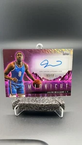 2024 Topps Midnight Jalen Williams Horizon Signatures Shimmer /12 #7038 MC - Picture 1 of 2