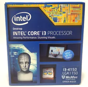 Intel Core i3-4150 - 3.5GHz 2-Core (SR1PJ) CPU Processor (BX80646I34150) *NEW* - Picture 1 of 6