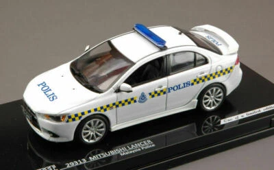 MITSUBISHI LANCER POLIZIA MALAYSIANA PERONDA LEBUHRAYA 2007 VELOCITÀ 29313 1/43 - Immagine 1 di 2
