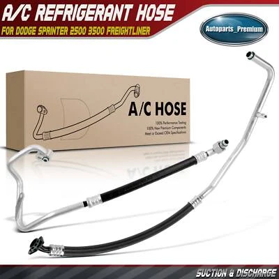 Conjunto de manguera de succión y descarga de aire acondicionado para Dodge Sprinter 2500 3500 Freightliner Foto 1 de 4