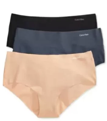 Calvin Klein L44258 Womens Multicolor 3-Pk Invisibles Hipster Briefs Size Medium - Image 1 of 2