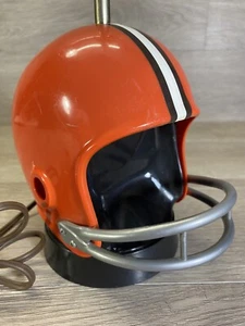 Vintage 1973 Cleveland Browns NFL Football Helmet Bar Table Lamp NO SHADE-WORKS - Picture 1 of 13