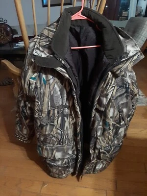 L.L. Bean Advantage Wetlands Insulated 2 Piece Duck Hunting Camo L-Tall O UX91 - Image 1 of 4
