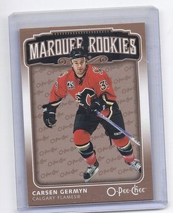 06-07 2006-07 O-PEE-CHEE CARSEN GERMYN MARQUEE ROOKIE RC 508 CALGARY FLAMES