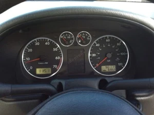 Per Seat Arosa 97-05 Cruscotto Alluminio Lucidato Taglio Anelli Cluster 4pz - Foto 1 di 6
