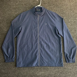 Travis Mathew Lightweight Golf Jacket Windbreaker Navy Blue L Activewear Perform - Picture 1 of 11