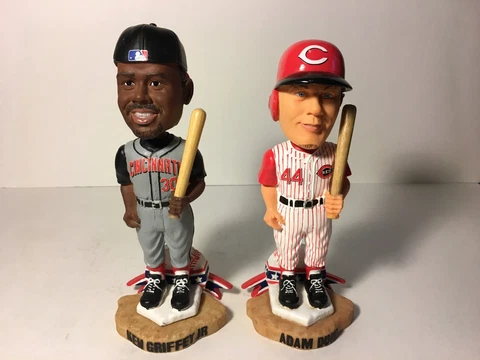 Ken Griffey Jr & Dunn Bobbleheads Legends of the Diamond Forever  Reds Ltd 10K Cover