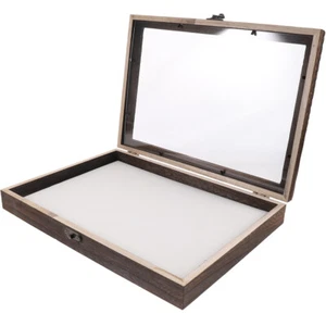 Specimen Box Wooden Display Box Butterflies Specimen Display Box with Mat - Picture 1 of 19