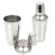 Stainless Steel Cocktail Shaker Mixer Drink Pub Alcohol Party Martini Bar Mojito