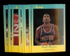 1990 Star Nova Isiah Thomas Detroit Pistons /500 U-Pick #73-81