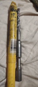 DeWalt DW5703 1/2" X5”x10”Carbide Spline Drive Hammer Drill Bit. - Picture 1 of 4