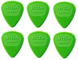 LOT DE 6 MEDIATORS DUNLOP NYLON MIDI - 0.94 - 443R94 - Picture 1 of 4