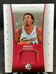 Donyell Marshall 2006-07 Upper Deck SP Authentic Fabric Cleveland Cavaliers - Picture 1 of 2