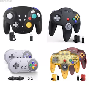 Wireless N64/SNES/Wii Gamecube Controller for Nintendo Switch NSO Window PC MAC - Picture 1 of 37