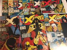 X-FORCE #25, 26, 27, 30, 31, 32, 33, 35, 39 lot : Marvel 1994 VF/NM; 9 issues