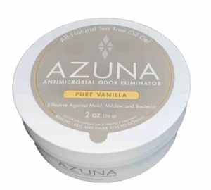 Azuna Antimicrobial Odor Eliminator Gel - Pure Vanilla - 2oz Jar for Small Room - Picture 1 of 1