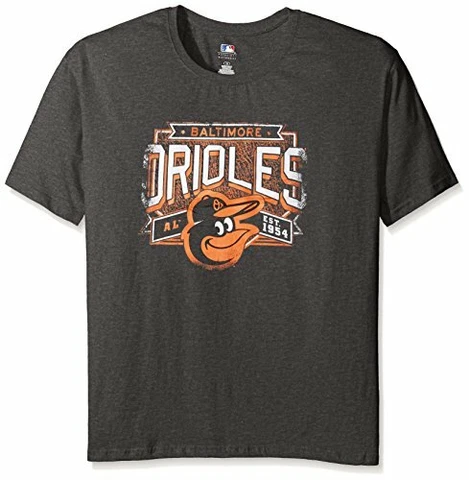 Profile Big & Tall MLB Baltimore Orioles Women's Team Short Sleeved Screen T Cover