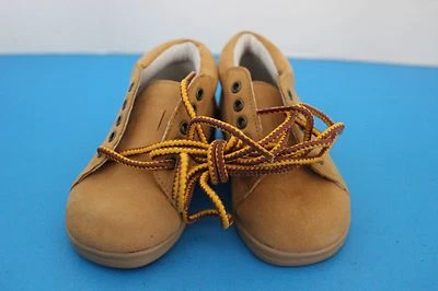 Jumping Jacks Infant Baby Caramel Brown Work BOOTS~Size 3~Just like Dad's - Image 1 of 4