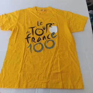 Le Tour de France Fahrrad Rennen T-Shirt TDF gelb 100. Rennen 2013 neu ohne Etikett - Bild 1 von 14